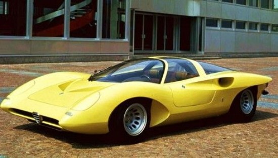 Immagine di ALFA ROMEO 33 PININFARINA PROTOTIPO SPECIALE YELLOW C/VETRINA 1:18
