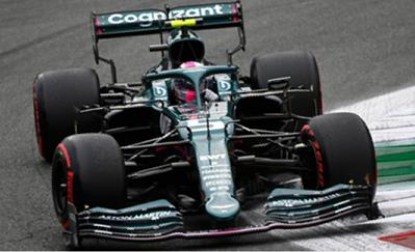 Immagine di ASTON MARTIN AMR21 SEBASTIAN VETTEL 2021 N.5 ITALY GP 1:43