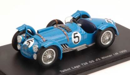 Immagine di TALBOT LAGO T26 N.5 WINNER LM 1950 L.ROSIER-J-L.ROSIER 1:43 REPROD.