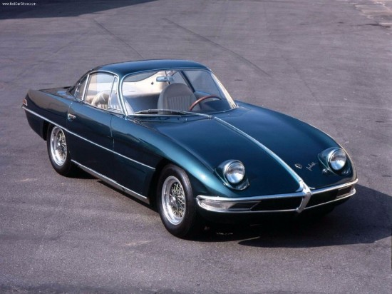 Immagine di LAMBORGHINI 350 GTV MET.BLUE C/VETRINA 1:18