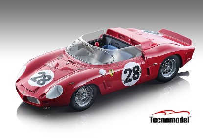 Immagine di FERRARI DINO 268 SP N.28 LE MANS 1962 RODRIGUEZ/RODRIGUEZ 1:18