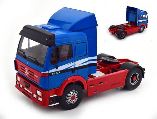 Immagine di MERCEDES 1853 SK ii BLUE DECORATED 1:18