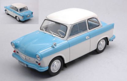 Immagine di TRABANT P50 WHITE/LIGHT BLUE 1:24