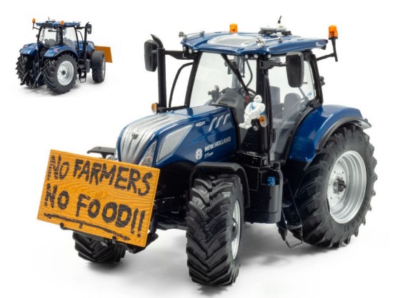 Immagine di NEW HOLLAND T7.225 BLUE POWER "NO FARMER, NO FOOD" 1:32