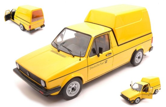 Immagine di VW CADDY Mk.1 1982 GERMAN POST YELLOW 1:18