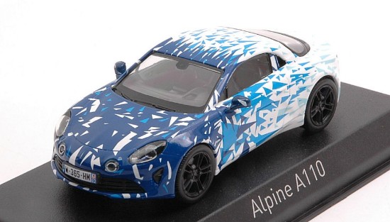 Immagine di ALPINE A110 2017 WHITE & BLUE TEST VERSION 1:43