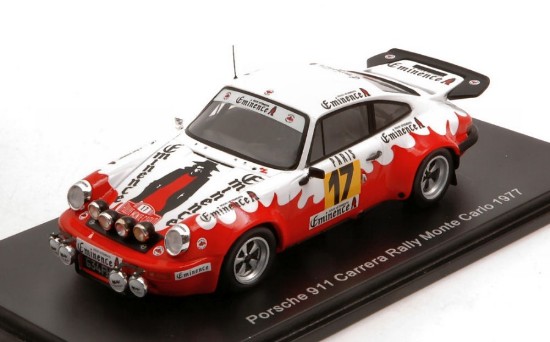 Immagine di PORSCHE 911 CARRERA N.17 MONTE CARLO 1977 F.BONDIL-D.EMMANUELLI 1:43