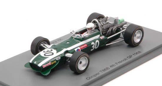 Immagine di COOPER T86B VIC ELFORD 1968 N.30 4th FRENCH GP 1:43