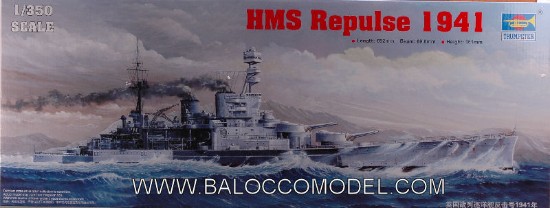 Immagine di NAVE HMS REPULSE 1941 KIT 1:350