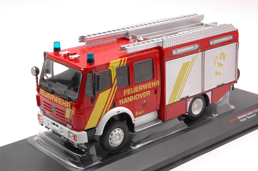 Ixo 1/43 Mercedes Benz LF 16/12 1995 Ziegler Feuerwehr