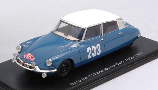 Immagine di CITROEN DS19 N.233 2nd MONTE CARLO 1963 P.TOIVONEN-A.JARVI 1:43
