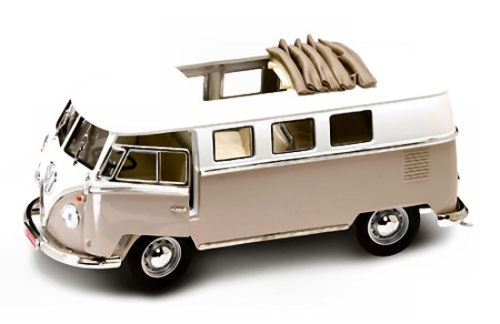 Immagine di VW MICROBUS SOFT TOP 1962 DESERT SAND 1:18