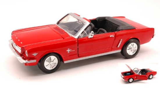 Immagine di FORD MUSTANG CONVERTIBLE 1964 RED 1:24