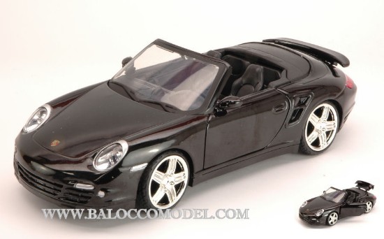 Immagine di PORSCHE 911 (997) TURBO CABRIO 2005 BLACK 1:24