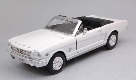 Immagine di FORD MUSTANG CONVERTIBLE 1964 WHITE 1:24