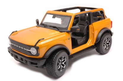 Immagine di FORD BRONCO 2021 NO DOOR YELLOW 1:18