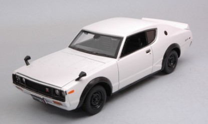 Immagine di NISSAN SKYLINE 2000 GT-R 1973 WHITE 1:24