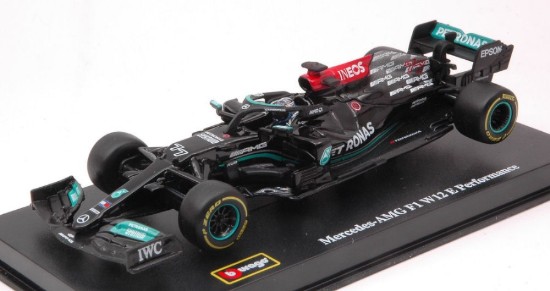 Immagine di MERCEDES F1 W12 EQ POWER VALTTERI BOTTAS 2021 N.77 SIGNATURE 1:43