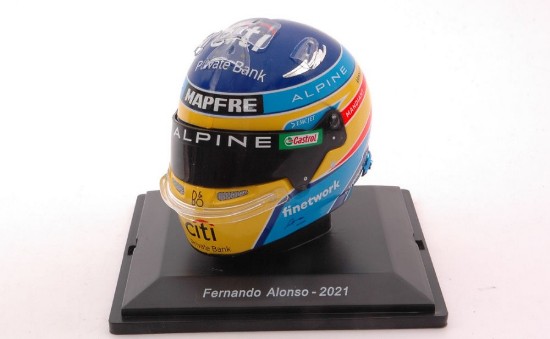 Immagine di CASCO FERNANDO ALONSO ALPINE 2021 1:5