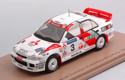 Immagine di MITSUBISHI LANCER EVO III N.3 2nd HONG KONG 1996 R.BURNS-R.REID 1:43