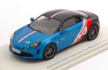 Immagine di ALPINE A110 TRACKSIDE N.14 MONZA GP 2021 FERNANDO ALONSO 1:43