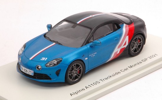 Immagine di ALPINE A110 TRACKSIDE N.31 MONZA GP 2021 ESTEBAN OCON 1:43