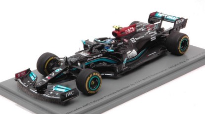 Immagine di MERCEDES W12 E VALTTERI BOTTAS 2021 N.77 3rd ITALY GP 1:43