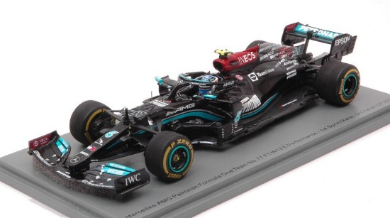Immagine di MERCEDES W12 E VALTTERI BOTTAS 2021 N.77 3rd ITALY GP 1:43