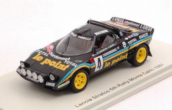 Immagine di LANCIA STRATOS N.4 6th MONTE CARLO 1981 B.DARNICHE-A.MAHE' 1:43