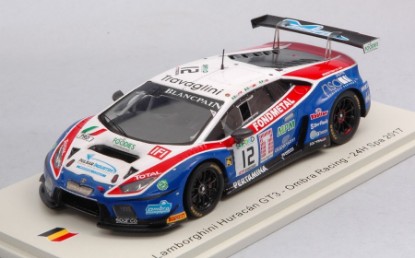 Immagine di LAMBORGHINI HURACAN GT3 N.12 24 H SPA 2017 BERETTA-GATTUSO-PICCINI 1:43