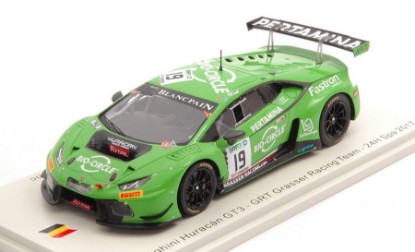 Immagine di LAMBORGHINI HURACAN GT3 N.19 24 H SPA 2017 INEICHEN-GIAMMARIA-PEREZ COMP