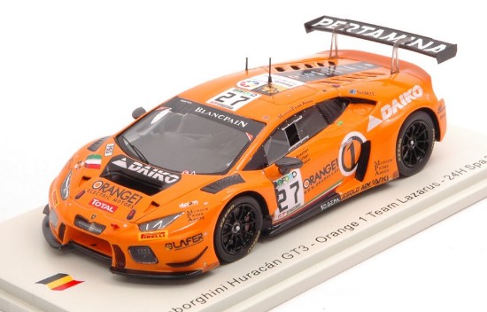 Immagine di LAMBORGHINI HURACAN GT3 N.27 24 H SPA 2017 FILIPPI-POHLER-CRESTANI 1:43