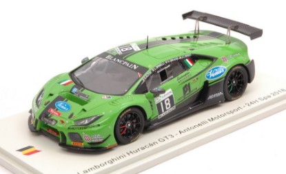 Immagine di LAMBORGHINI HURACAN GT3 N.18 24 H SPA 2018 PEREZ-GIRAUDI-SPINELLI-ALTOE