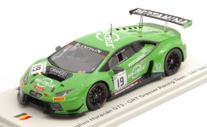 Immagine di LAMBORGHINI HURACAN GT3 N.19 24 H SPA 2018 GIANMARIA-MAPELLI-P.COMPANC