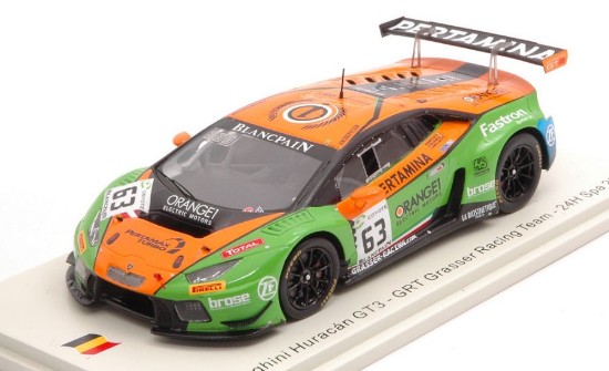 Immagine di LAMBORGHINI HURACAN GT3 N.63 24 H SPA 2018 CALDARELLI-BORTOLOTTI-ENGELHA