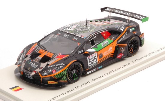 Immagine di LAMBORGHINI HURACAN GT3 N.555 3rd SILVER CUP 24 H SPA 2020 MOULIN-PROTO-