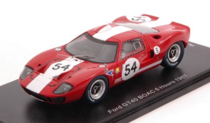 Immagine di FORD GT40 N.54 BOAC 6 H 1967 D.CHARLTON-C.CRABBE 1:43