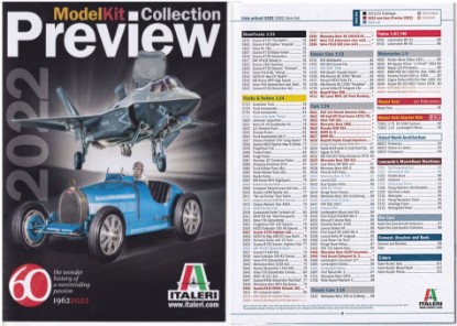 Immagine di INDICE ITALERI 2022 + PREVIEW MODEL KIT