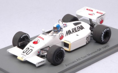 Immagine di ARROWS A6 CHICO SERRA 1983 N.30 SAN MARINO GP 1:43