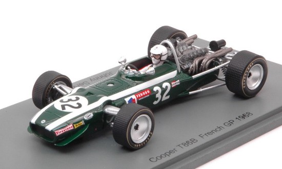 Immagine di COOPER T86B JOHNNY SERVOZ-GAVIN 1968 N.32 FRENCH GP 1:43