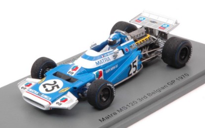 Immagine di MATRA MS120 JEAN PIERRE BELTOISE 1970 N.25 3rd BELGIAN GP 1:43