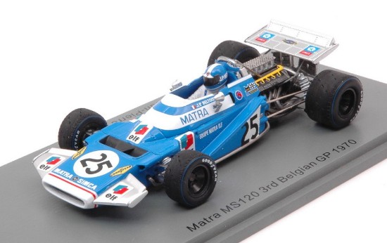 Immagine di MATRA MS120 JEAN PIERRE BELTOISE 1970 N.25 3rd BELGIAN GP 1:43