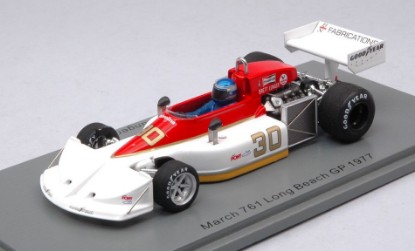 Immagine di MARCH 761 BRETT LUNGER 1977 N.30 LONG BEACH GP 1:43