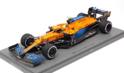 Immagine di MC LAREN MCL35M LANDO NORRIS 2021 N.4 2nd ITALY GP W/PIT BOARD 1:43