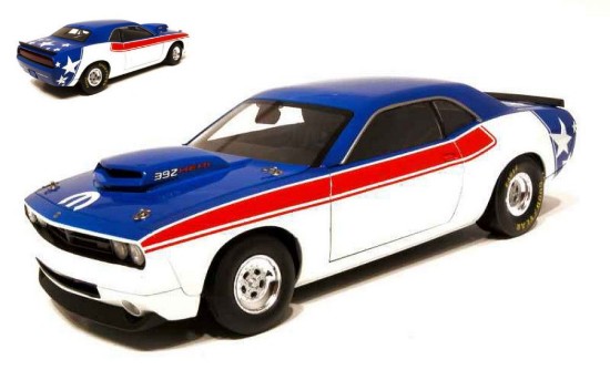 Immagine di DODGE CHALLENGER S.STOCK CONCEPT 07 WHITE/BLUE/RED 1:18