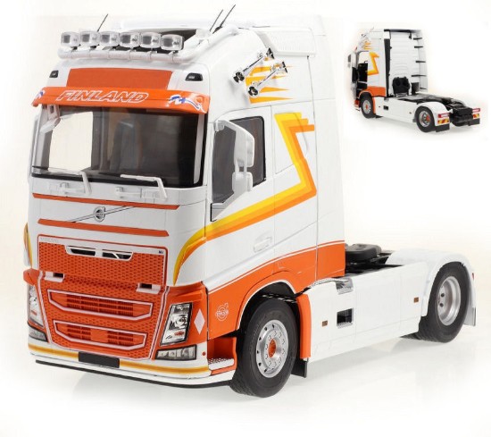 Immagine di VOLVO FH16 XL CAB.WHITE/ORANGE 1:18