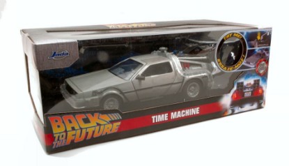Immagine di DE LOREAN "BACK TO THE FUTURE" TIME MACHINE W/LIGHTS TRY ME 1:24
