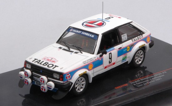 Immagine di TALBOT SUNBEAM LOTUS N.9 TOUR DE CORSE 1981 TOIVONEN/GALLAGHER 1:43