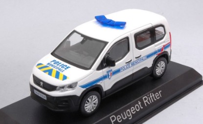 Immagine di PEUGEOT RIFTER 2019 "POLICE MUNICIPALE" WITH BLUE & YELLOW STRIPING 1:43