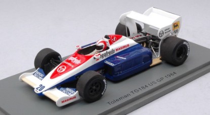 Immagine di TOLEMAN TG184 JOHNNY CECOTTO 1984 N.20 US GP 1:43